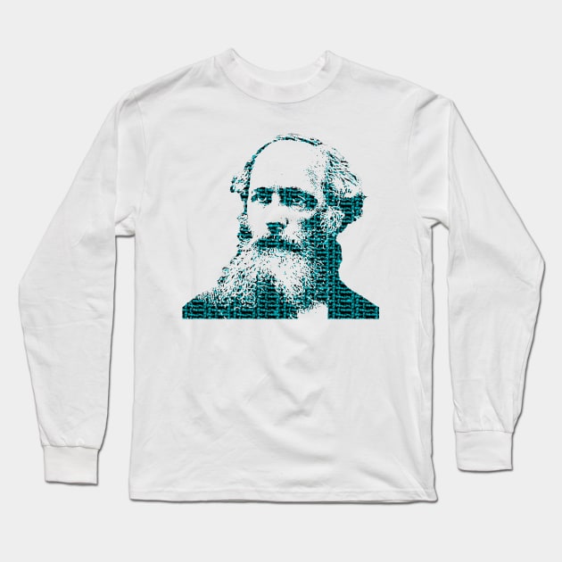 James Cleark Maxwell's Equations Long Sleeve T-Shirt by acrossTPB